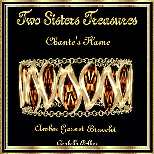 TST - CHANTE'S FLAME AMBER GARNET BRACELET YG