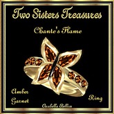 TST - CHANTE'S FLAME AMBER GARNET RING YG