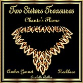 TST - CHANTE'S FLAME AMBER GARNET NECKLACE YG