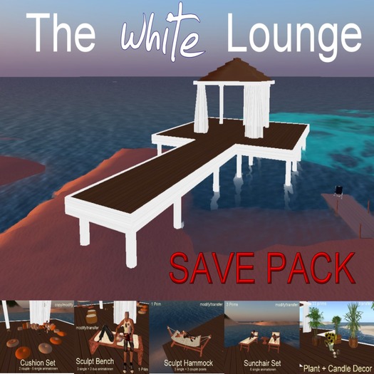 The white lounge save pack