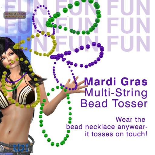 Mardi Gras Bead Tosser