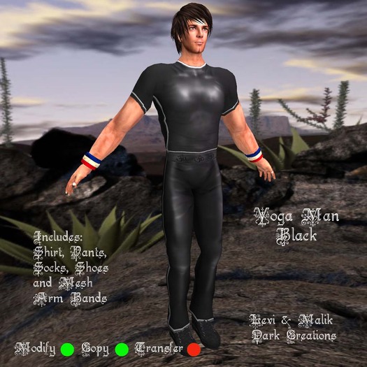 Yoga Man Black