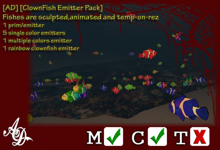 [AD] [ClownFish Emitters Pack] (BOXED)