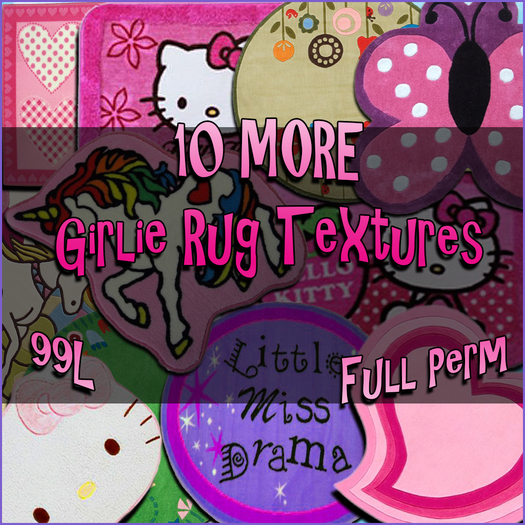Souled Out 10 MORE Girlie Rug Textures