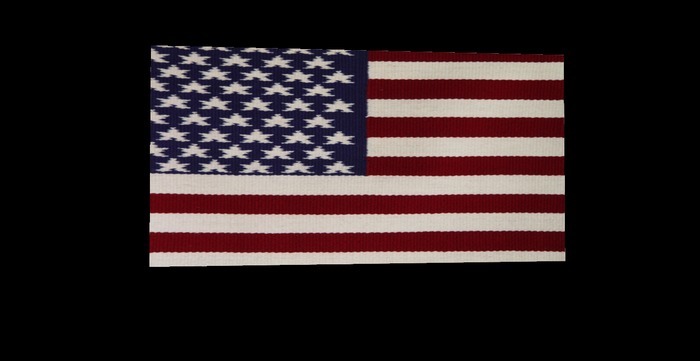 American Flag Navajo Rug full perms texture