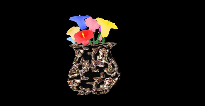Flower display sculptys type 4 3