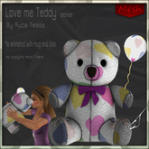 Mesh Love me bear with Balloon