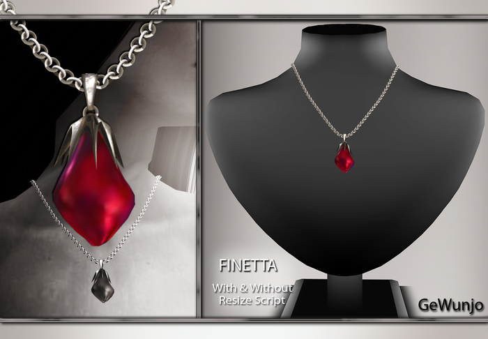 GeWunjo : FINETTA ruby necklace