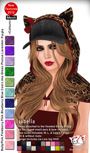^;^CaTwA^;^ Mesh Isabella/Colours