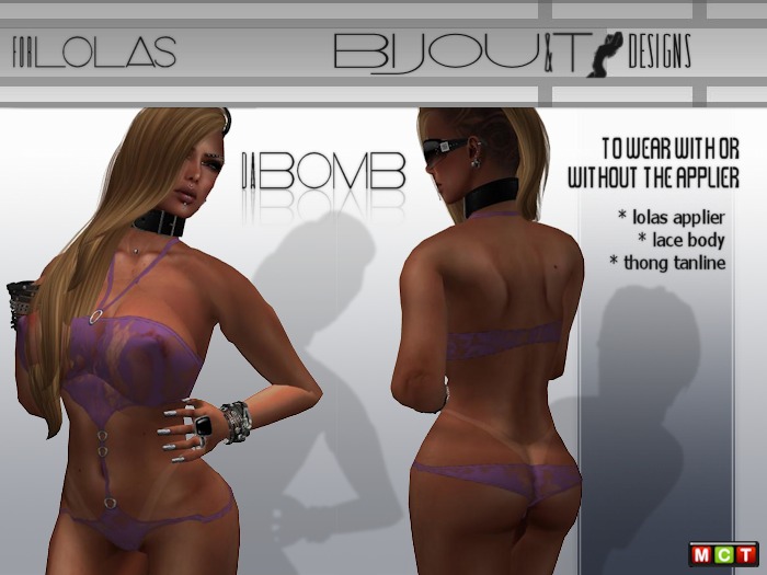 [BiJOU&T] Da-Bomb! [purple] ..with Lolas Tango applier !!