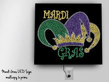 Mardi Gras LED Sign MOD/COPY