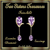 TST - FAIRCHILD LAVENDER DIAMOND EARRINGS YG