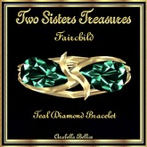 TST - FAIRCHILD TEAL DIAMOND BRACELET YG