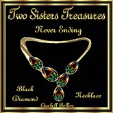 NEVER ENDING BLACK DIAMOND NECKLACE YG