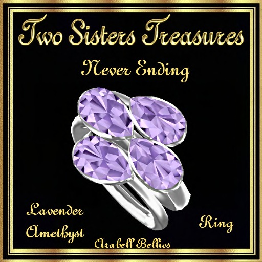 NEVER ENDING LAVENDER AMETHYST RING SILVER