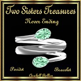 NEVER ENDING PERIDOT BRACELET SILVER