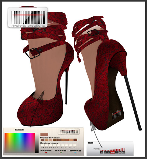 *HC* Valentine Heels red