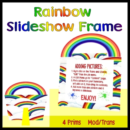 Pinkie's Rainbow Slideshow Frame