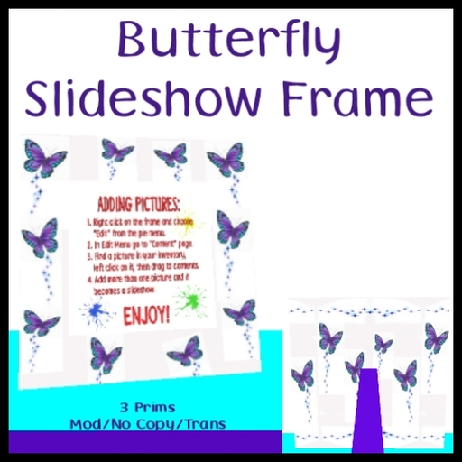 Pinkie's Butterfly Slideshow Frame