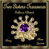 TST - SAHARA DESERT PLUM GARNET RING YG