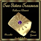 TST - SAHARA DESERT PLUM GARNET BRACELET YG
