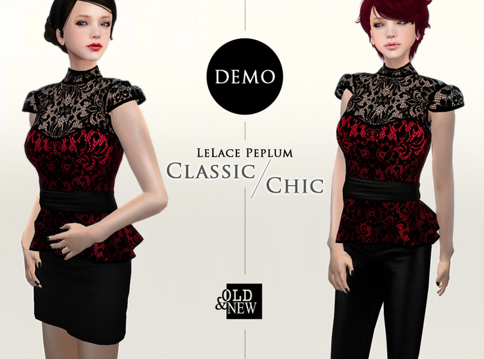 (O&N) LeLace Peplum (DEMO)