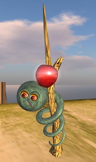 Temptating snake