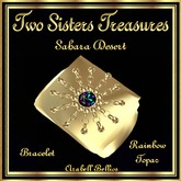 TST - SAHARA DESERT RAINBOW TOPAZ BRACELET YG