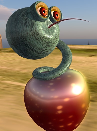 the worm and the apple