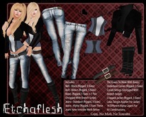 [Etchaflesh] Rip N' Tear Corset Outfit