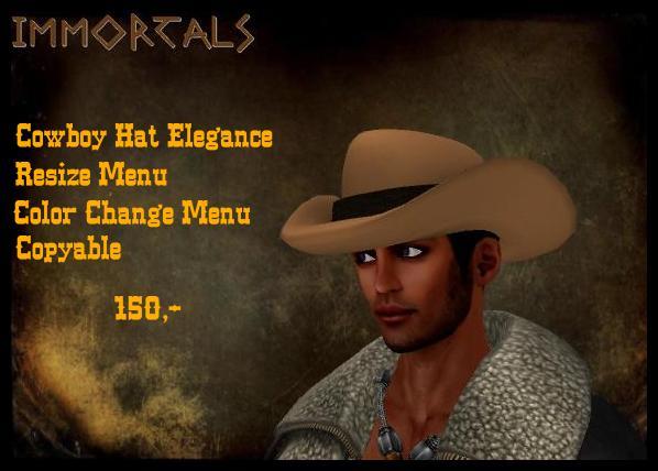 IMMORTALS COWBOY HAT ELEGANCE