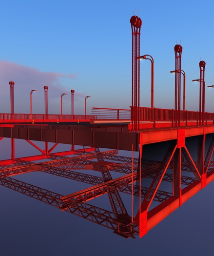 Golden Gate Bridge - True Big Mesh