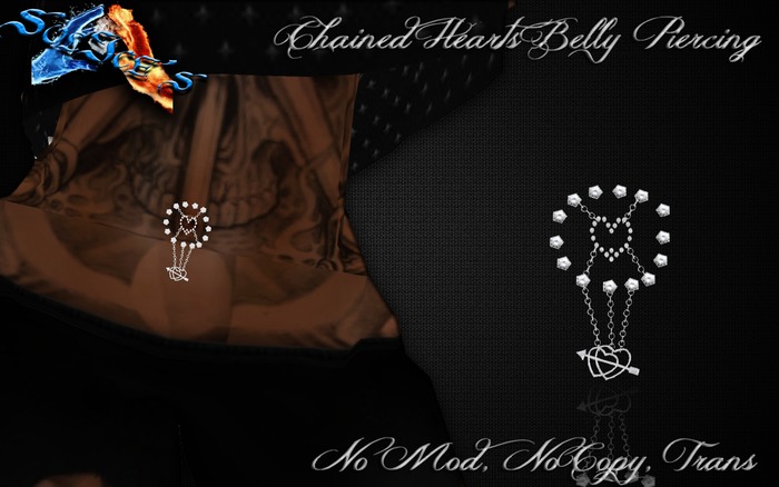 *SoL!ce's* Chained Hearts Belly Piercing 