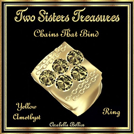 TST - CHAINS THAT BIND YELLOW AMETHYST RING YG