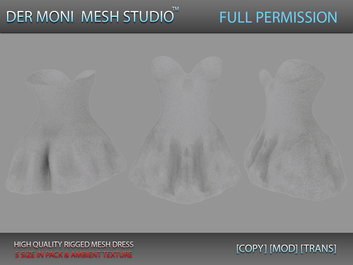 DER MONI FULL PERMISSION RIGGED DRESS 4