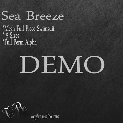 Sea Breeze Mesh_Swimwear Demo
