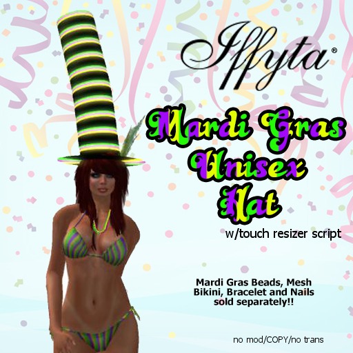 Iffyta Mardi Gras Hat