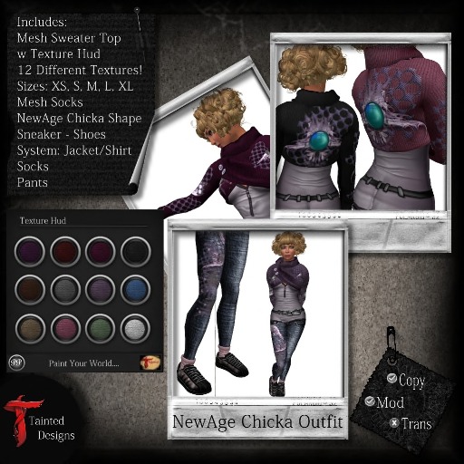 {::.Tainted~Designs.::} NewAge Chicka Outfit