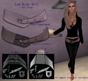 Low Ride Belt by Jadelina's Diamonds FULL PERMS