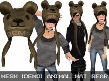 DEMO Animal Hat Bear - Mesh