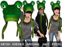 DEMO Animal Hat Frog - Mesh
