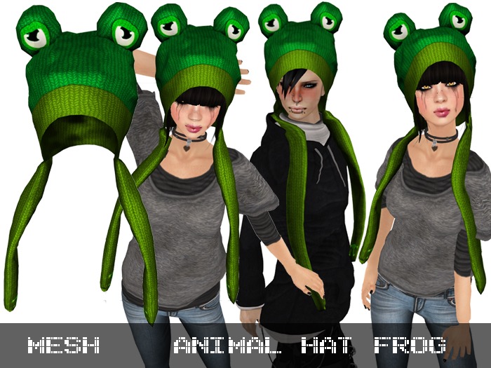 Animal Hat Frog - Mesh