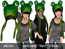Animal Hat Frog - Mesh