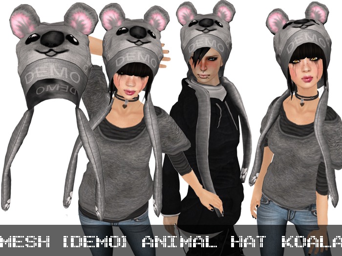 DEMO Animal Hat Koala - Mesh