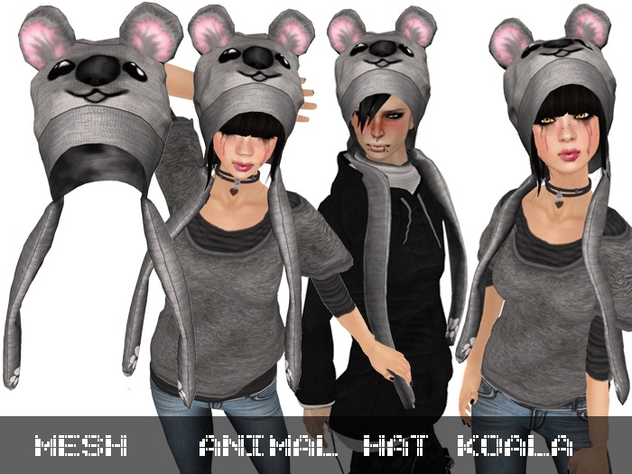 Animal Hat Koala - Mesh