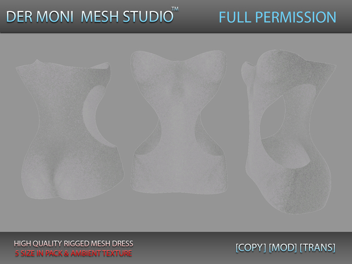 DER MONI FULL PERMISSION RIGGED DRESS 6