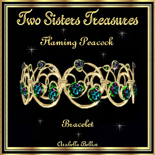 TST - FLAMING PEACOCK BRACELET YG