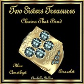 TST - CHAINS THAT BIND BLUE AMETHYST BRACELET YG