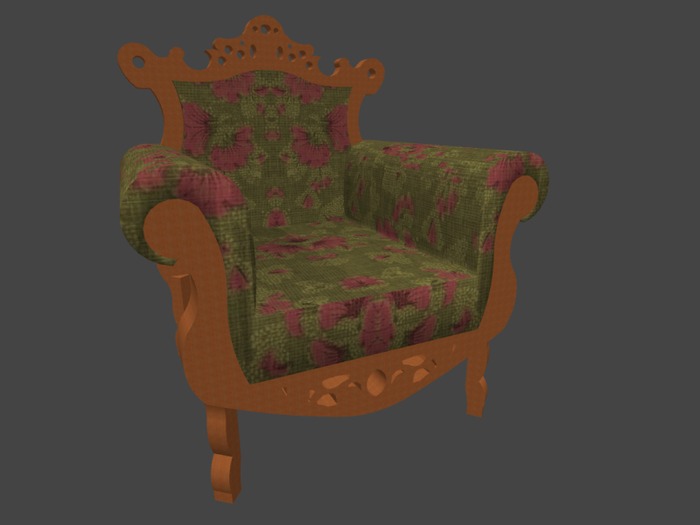 Mesh Ornate Chair  FP Full Perm *PROMO SALE*