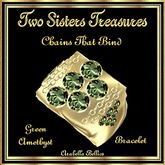 TST - CHAINS THAT BIND GREEN AMETHYST BRACELET YG